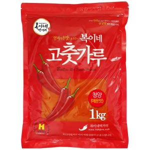 복이네먹거리 청양고추가루 매운맛 떡볶이 소스용 1kg 1개