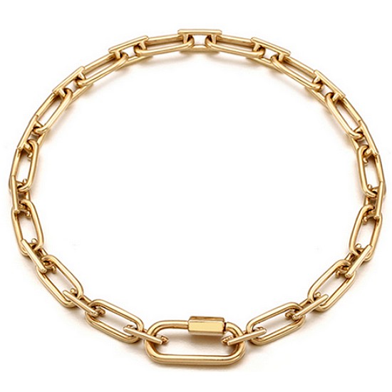 이에르로르 노아이유 실버 링크 체인 팔찌 S HL3B96069Y9