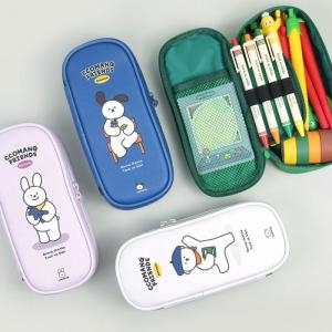 핑크풋 꼬망 파우치 펜케이스 필통