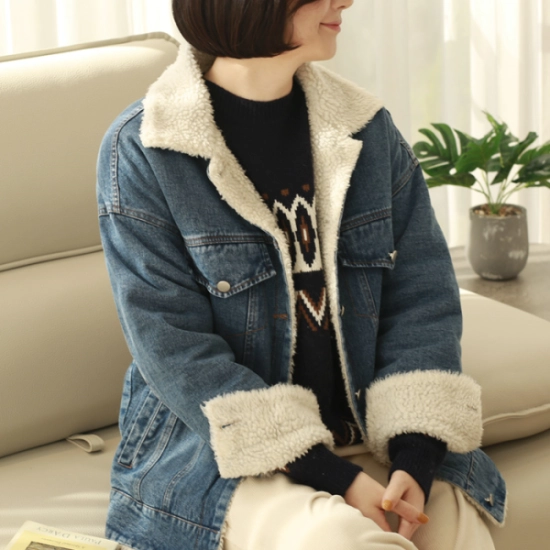 웬디즈갤러리 캡틴 양털 데님 자켓 DJK102_이미지