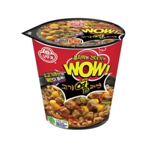 오뚜기 WOW 고기 열라면 80g (4개)
