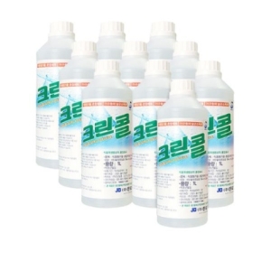 진로발효 크린콜1L 10개 천연 살균 뿌리는소독제