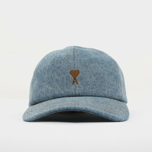 아미 레드하트로고 데님 공용 볼캡 UCP264DE0046 480