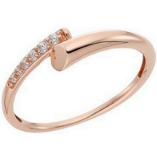 로이드 크로스링 셋팅 14K 반지 LRS22042G