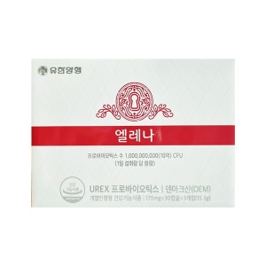 유한양행 엘레나 UREX 프로바이오틱스 유산균 170mg 90캡슐 (1개)_이미지