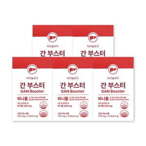  우리바이오 닥터놀로지 간부스터 700mg 12정 [5개]