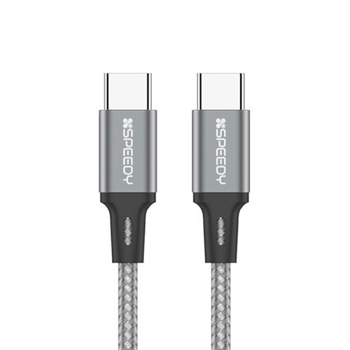 디엠케이코리아 SPEEDY 메탈 패브릭 C to C타입 PD 케이블