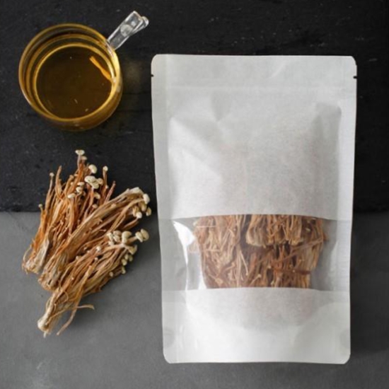 이엘농업법인 이엘푸드 말린 팽이버섯차 50g (1개)