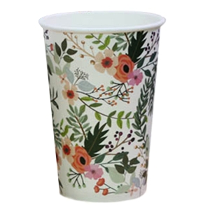 10온스 플라워 종이컵