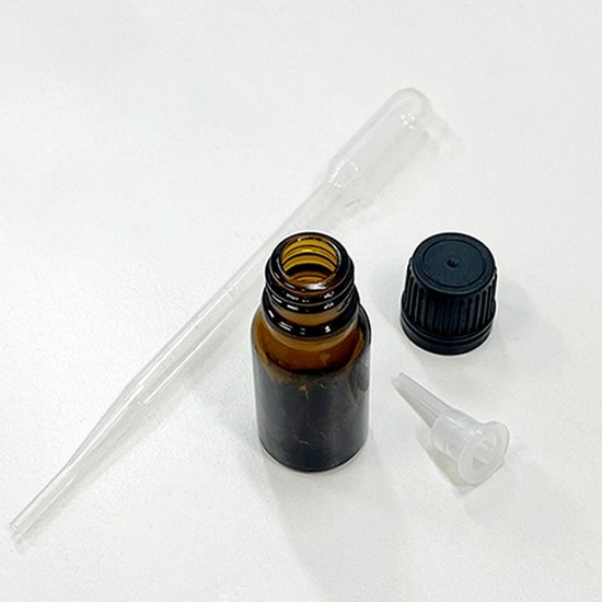 단마개캡 용기 유리 갈색공병 10ml_이미지