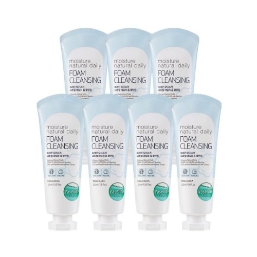 바세린 모이스처 내추럴 데일리 폼 클렌징 225ml (7개)_이미지
