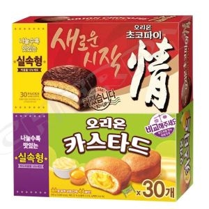 오리온 초코파이 1170g + 카스타드 690g (10개)_이미지