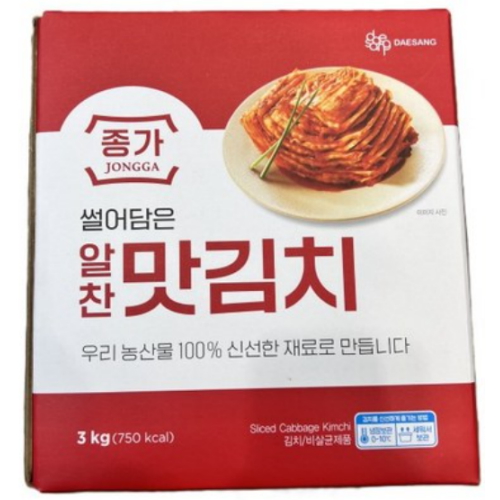 알찬 맛김치 3kg