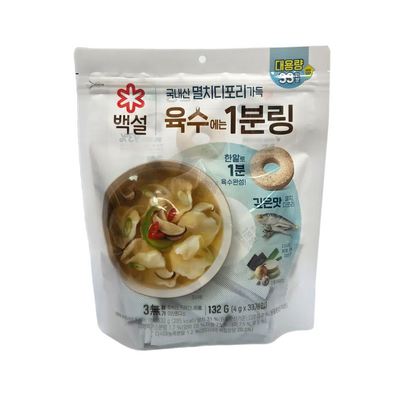 백설 멸치디포리 육수에는 1분링 132g(4gx33입)이미지입니다. 누르면 해당 게시물로 새창이동합니다.