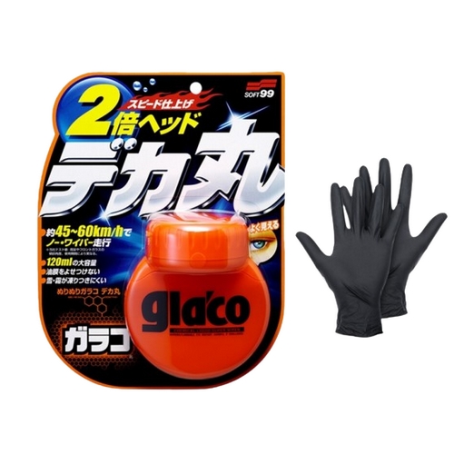 소프트99 글라코 대용량 유리발수코팅제 G-38 120ml + 장갑