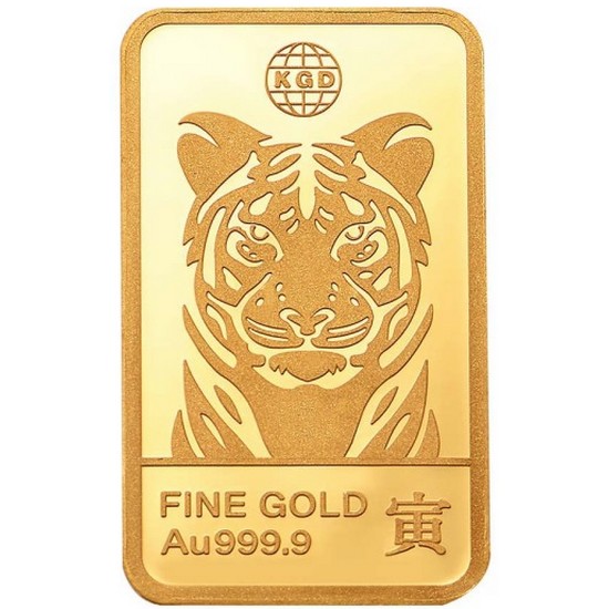 한국금다이아몬드 임인년 순금 호랑이 골드바 3.75g (1개)