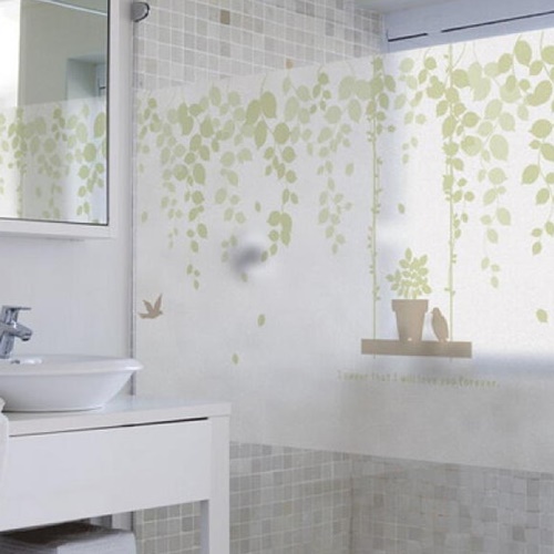 무점착 글라스 시트지 바람이불어오는수풀속 im729m