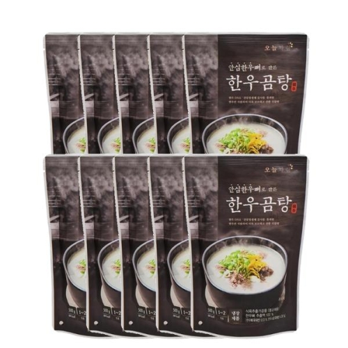 케이에프지 안심 한우뼈로 만든 오늘차림 한우곰탕 500g (12개)_이미지