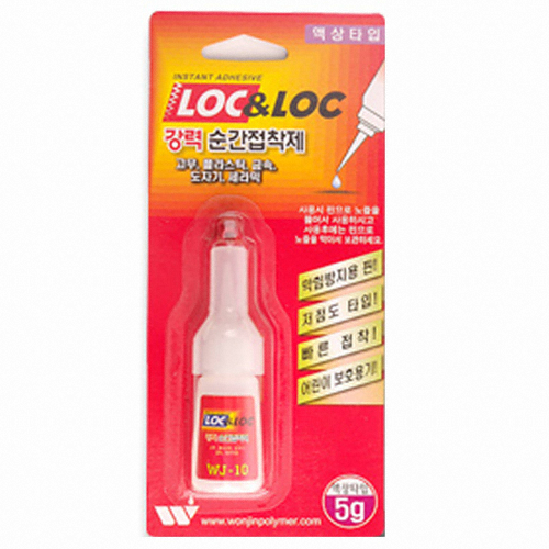 록앤록 강력순간접착제 WJ-10 5g (30개)