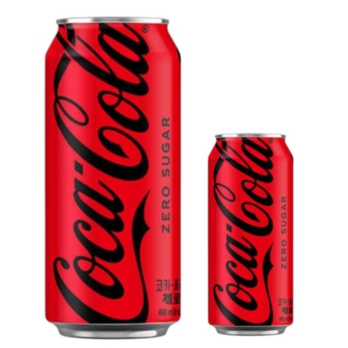 코카콜라음료 코카콜라 제로 490ml (48개)_이미지