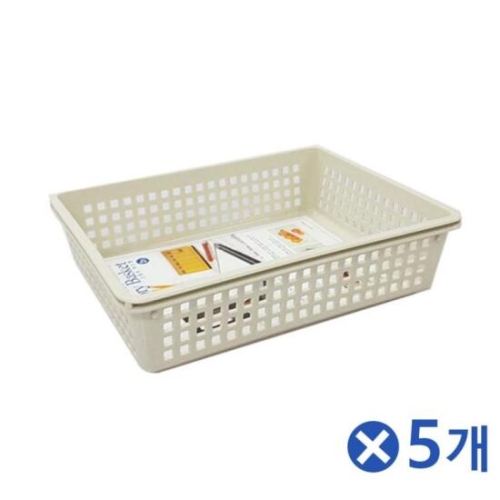 BW86F 튼튼한 스토리바구니 2호 아이보리 화장대정리 옷정리 코드 FFFDD 욕실바구니 BW86F 튼튼한 스토리