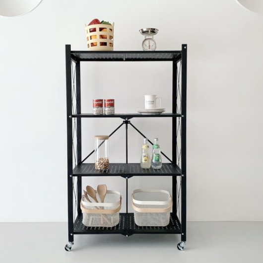 라이크하우스  레이어 폴딩 4단 스탠드 선반