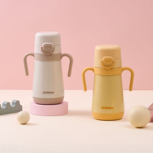 락앤락 리틀럽 원터치 스텐 양손 빨대컵 300ML LHC916 LHC916 479045_이미지