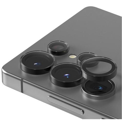 신지모루 갤럭시S25 울트라 메탈 프레임 링 카메라 렌즈 강화유리 보호필름 (렌즈 1매)