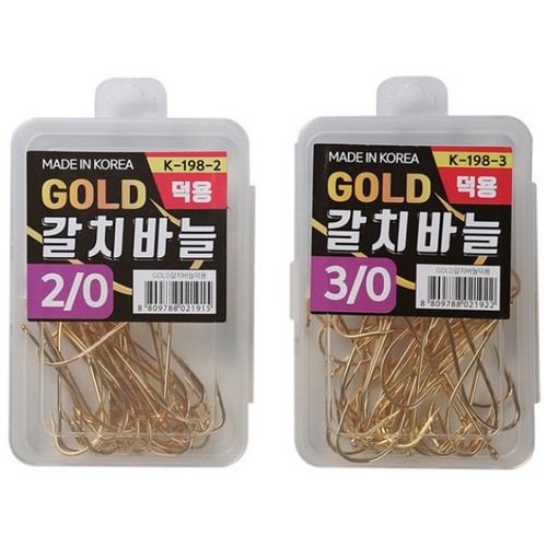 키우라 K-198 골드 갈치 바늘_이미지