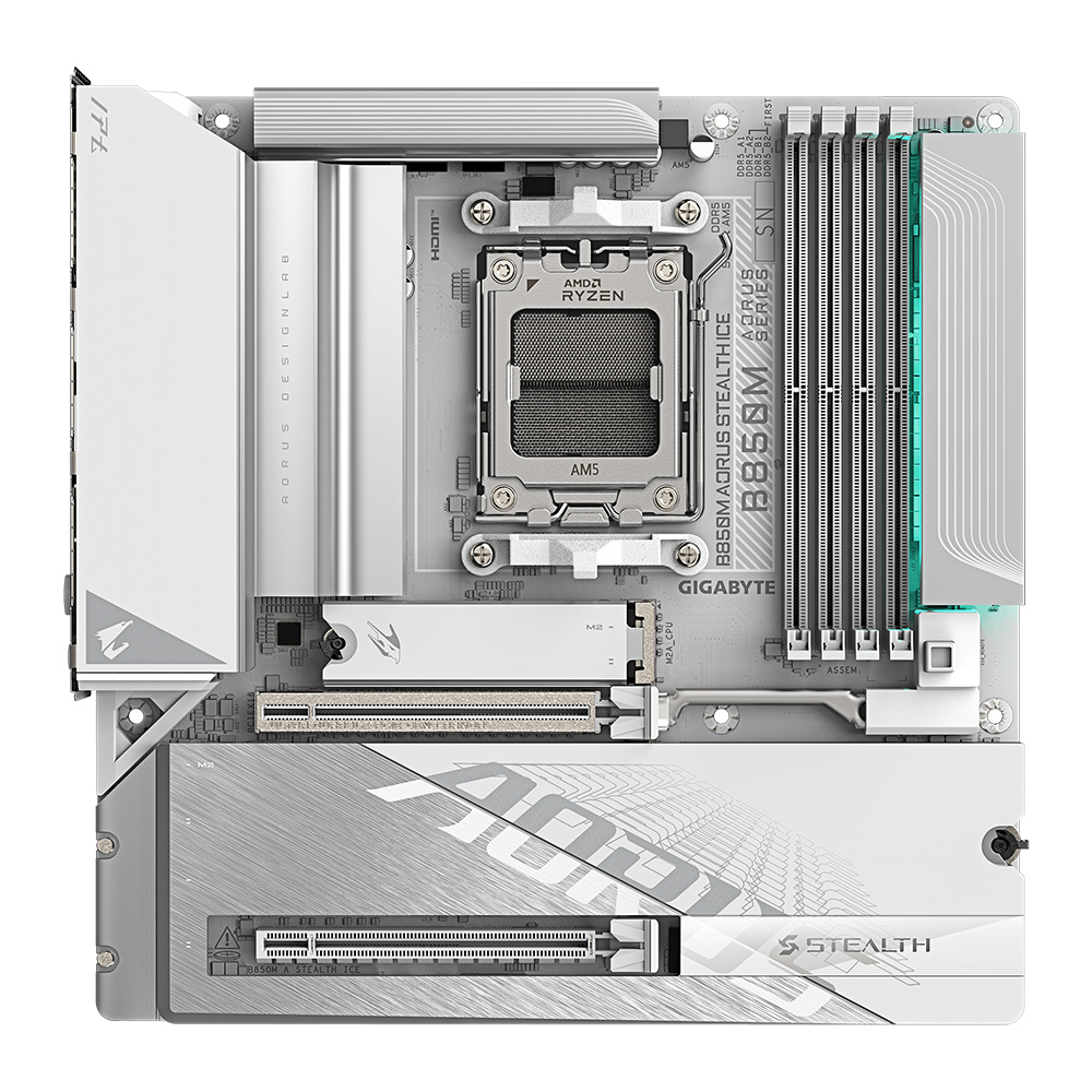 GIGABYTE B850M AORUS STEALTH ICE 제이씨현_이미지