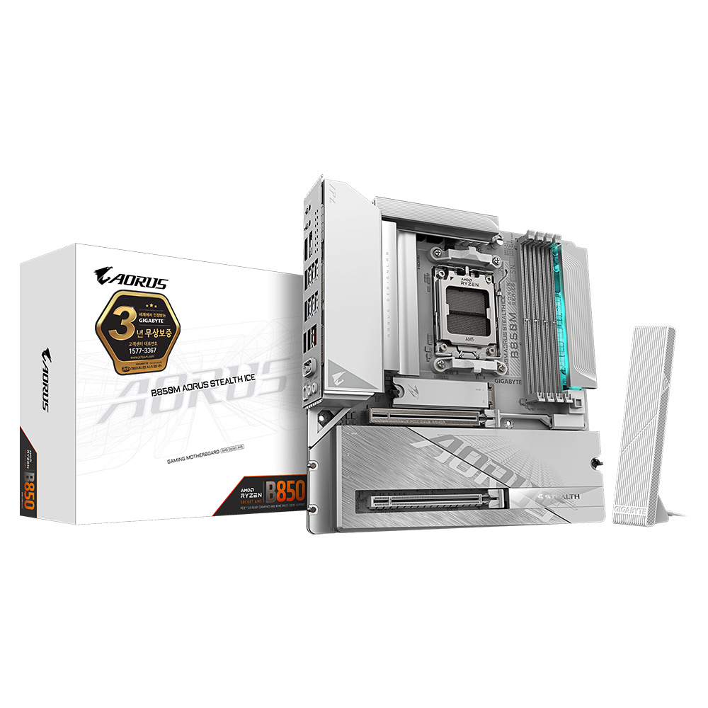 B850M AORUS STEALTH ICE 제이씨현