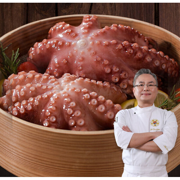 남선푸드 안유성 명장의 국내산 손질 세척 통 돌문어 칼문어 3~4마리 2kg (1개)_이미지