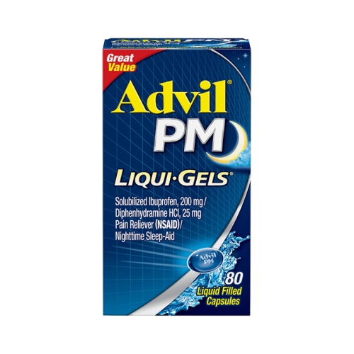 애드빌 PM 통증 완화제 이부프로펜 200mg 80 리퀴드젤