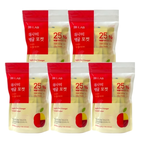 비비랩 애사비 탱글 포켓 젤리 14포 (5개)_이미지