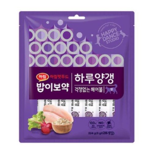 캣 밥이보약 하루양갱 걱정없는 헤어볼 224g (8g x 28p)