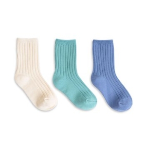 키즈스퀘어 아동 양말 3종 세트 Momento 아이보리,민트,블 3P