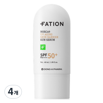 동아제약 파티온 노스카나인 유브이 에이징 베리어 선세럼 40ml (4개)