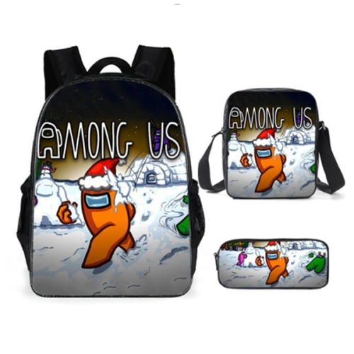  AMONG US 어몽어스 책가방 3종 세트 초등학생 입학 선물 인싸템 백팩 필통 신발주머니 07-09