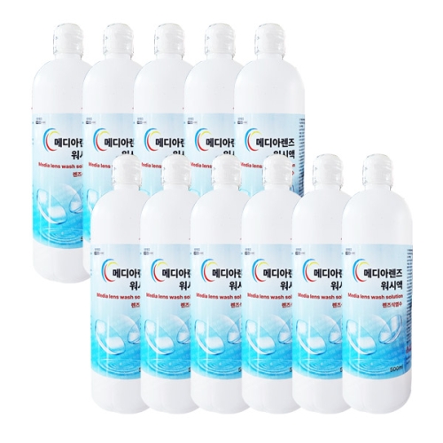 삼현제약 메디아렌즈 식염수 500ml (11개)_이미지