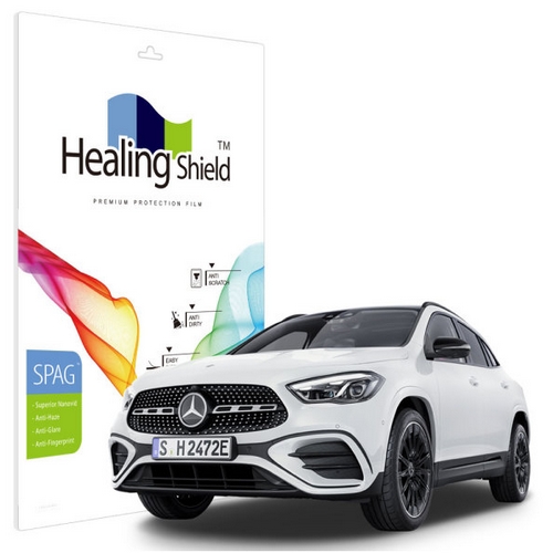 폰트리 힐링쉴드 일체형 저반사 라이트 내비게이션 액정보호 필름 벤츠 GLA클래스 2024년 전용