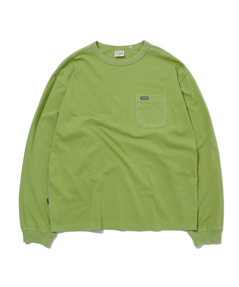 펜필드 PENFI ELD 워시드 베이직 포켓 긴소매 티셔츠 그린_FS1KT40U FS1KT40U 3101701_이미지