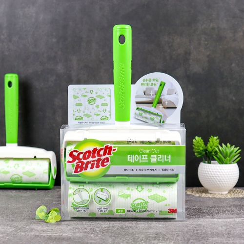 3M 스카치브라이트 대형 테이프클리너 (본품1개 + 리필2개)