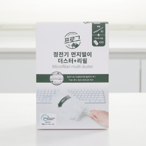 더스터 먼지떨이 핸들 1개 + 리필 10매
