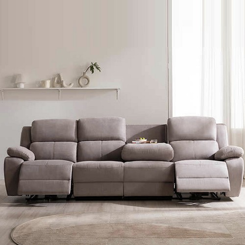 삼익가구 바이엔 아쿠아텍스 패브릭 리클라이너 4인용_이미지