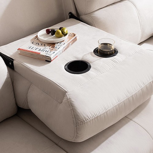 삼익가구 바이엔 아쿠아텍스 패브릭 리클라이너 4인용_이미지