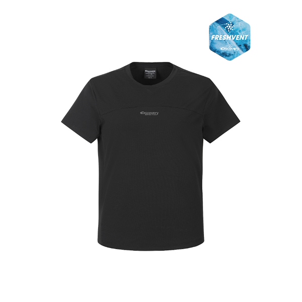 디스커버리 익스페디션 프레시벤트 절개라인 반팔티셔츠 DWRS96063-BKS