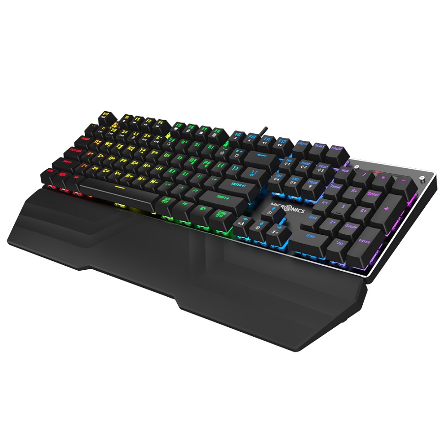 마이크로닉스 MANIC X240 LED 게이밍 기계식 키보드 (적축)_이미지