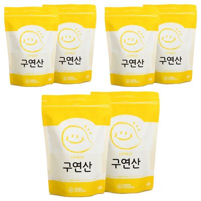 소다스쿨 구연산 1kg (6개)_이미지