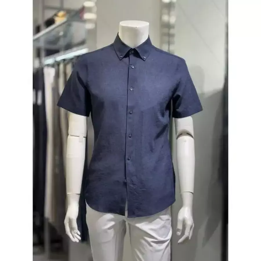 basso 세이브존01 네이비 쿨매쉬 스판 반팔 셔츠 3컬러 BSZ2TT21 S36195510