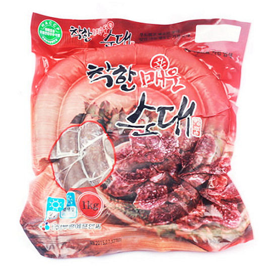 오박사 착한 매운순대 명품 1kg (1개)_이미지